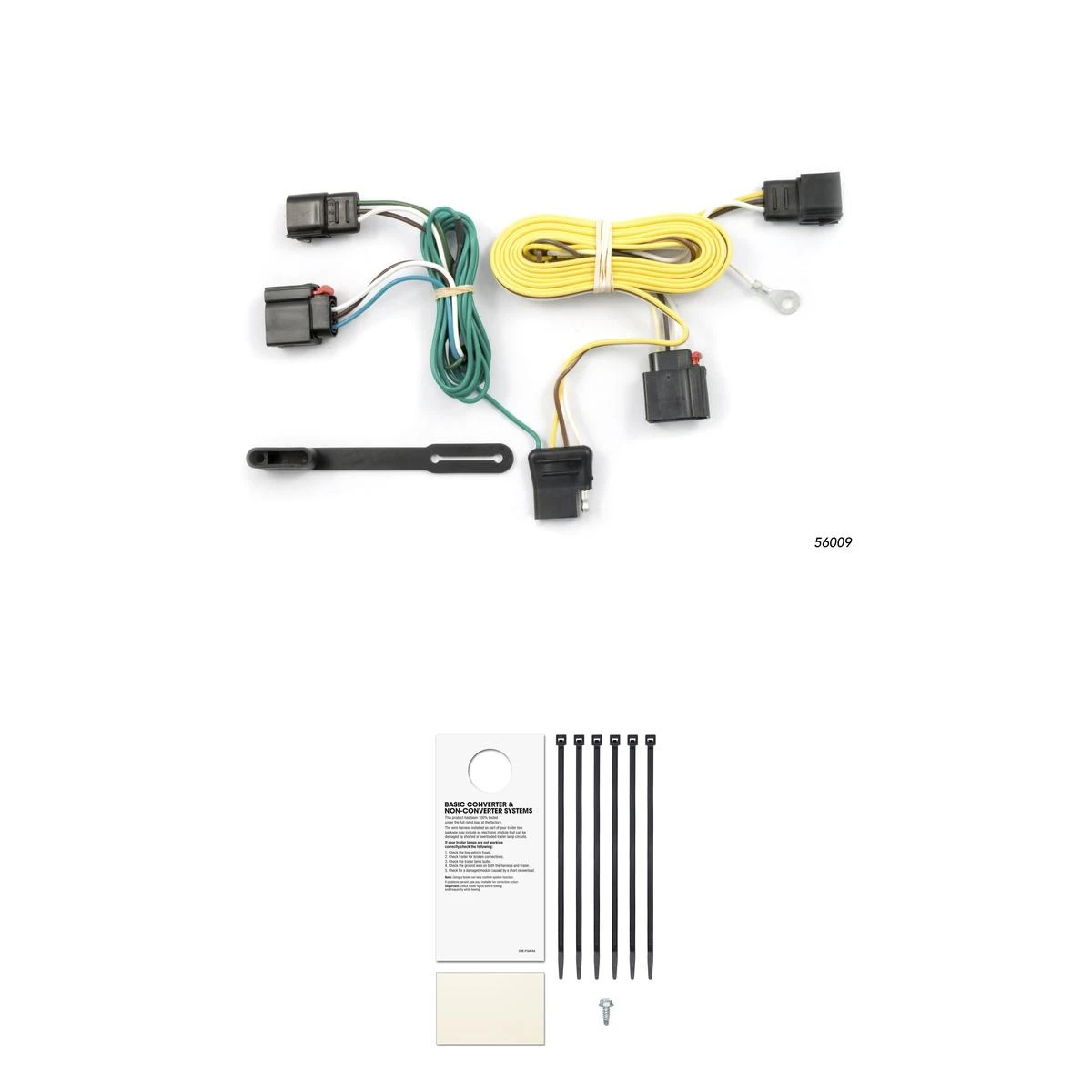 CURT 56009 Vehicle-Side Custom 4-Pin Trailer Wiring Harness, Fits Select Jeep Grand Cherokee thumbnail 0