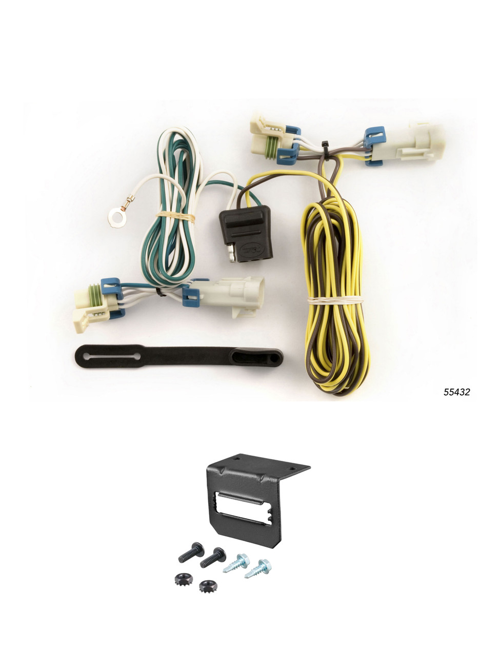 06-11 Chevrolet HHR CURT 4-flat Plug and Play Trailer Wiring thumbnail 0