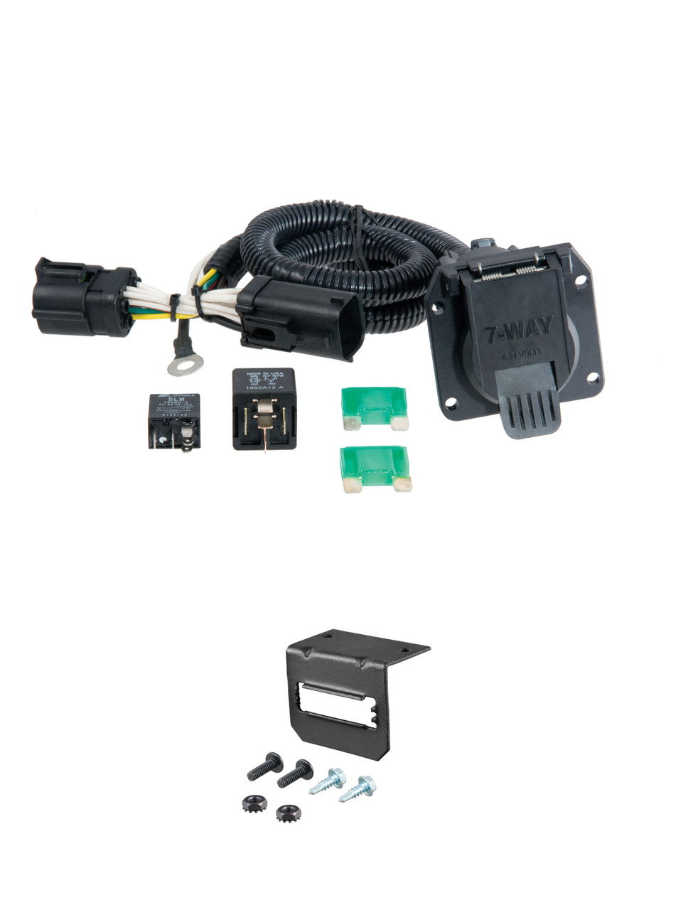 04-04 Ford F-150 Heritage Edition Excluding 20" spare tire CURT 7-way Plug and Play Trailer Wiring thumbnail 0