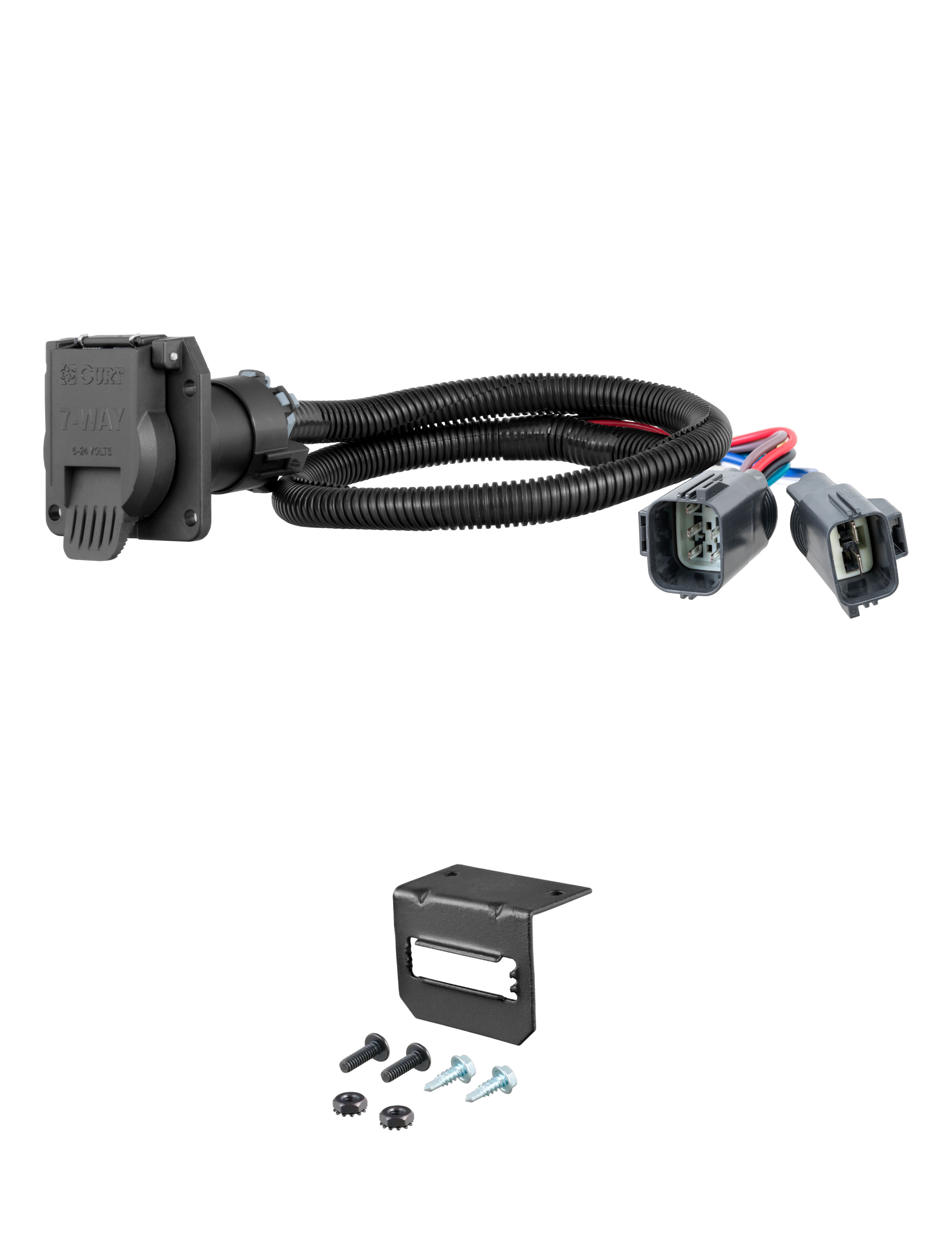 20-24 Ford F-450 Super Duty Excluding cab & chassis CURT 7-way Plug and Play Trailer Wiring thumbnail 0