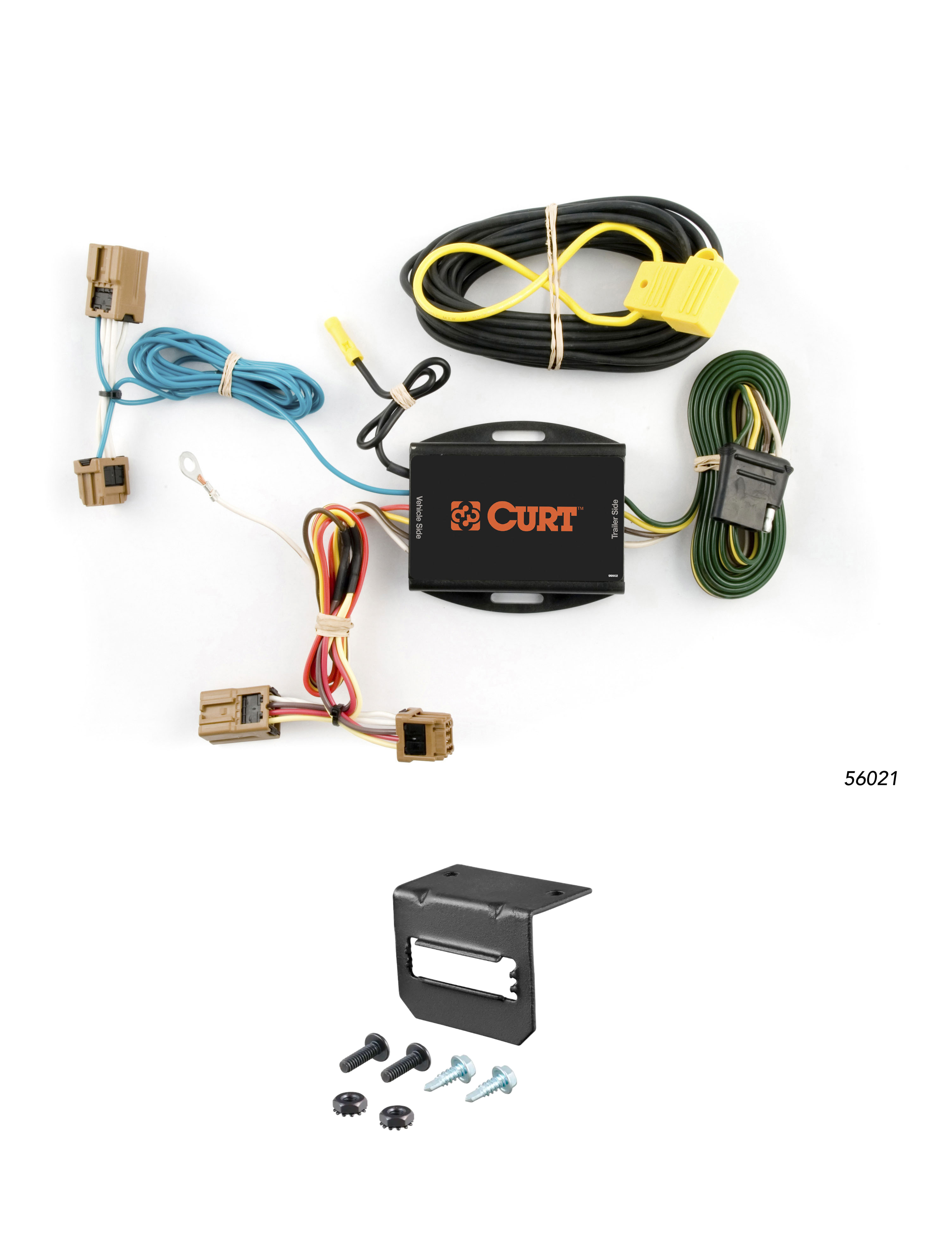 07-11 Nissan Versa Sedan CURT 4-flat Plug and Play Trailer Wiring thumbnail 0