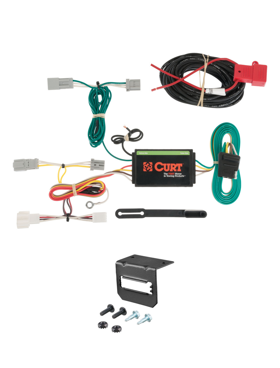 17-17 HONDA Accord Sedan CURT 4-flat Plug and Play Trailer Wiring thumbnail 0