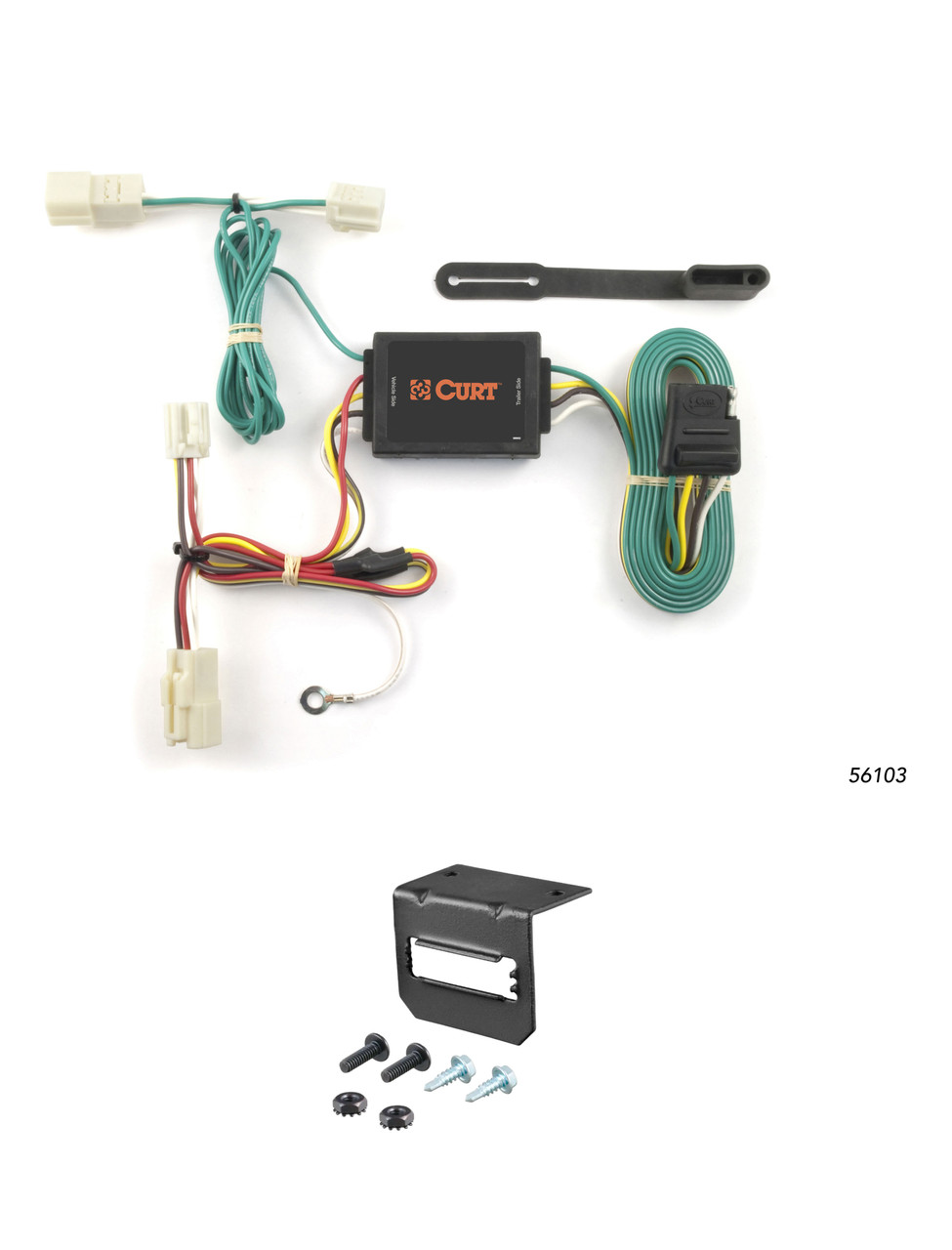 10-11 Suzuki Kizashi Electrical information only CURT 4-flat Plug and Play Trailer Wiring thumbnail 0