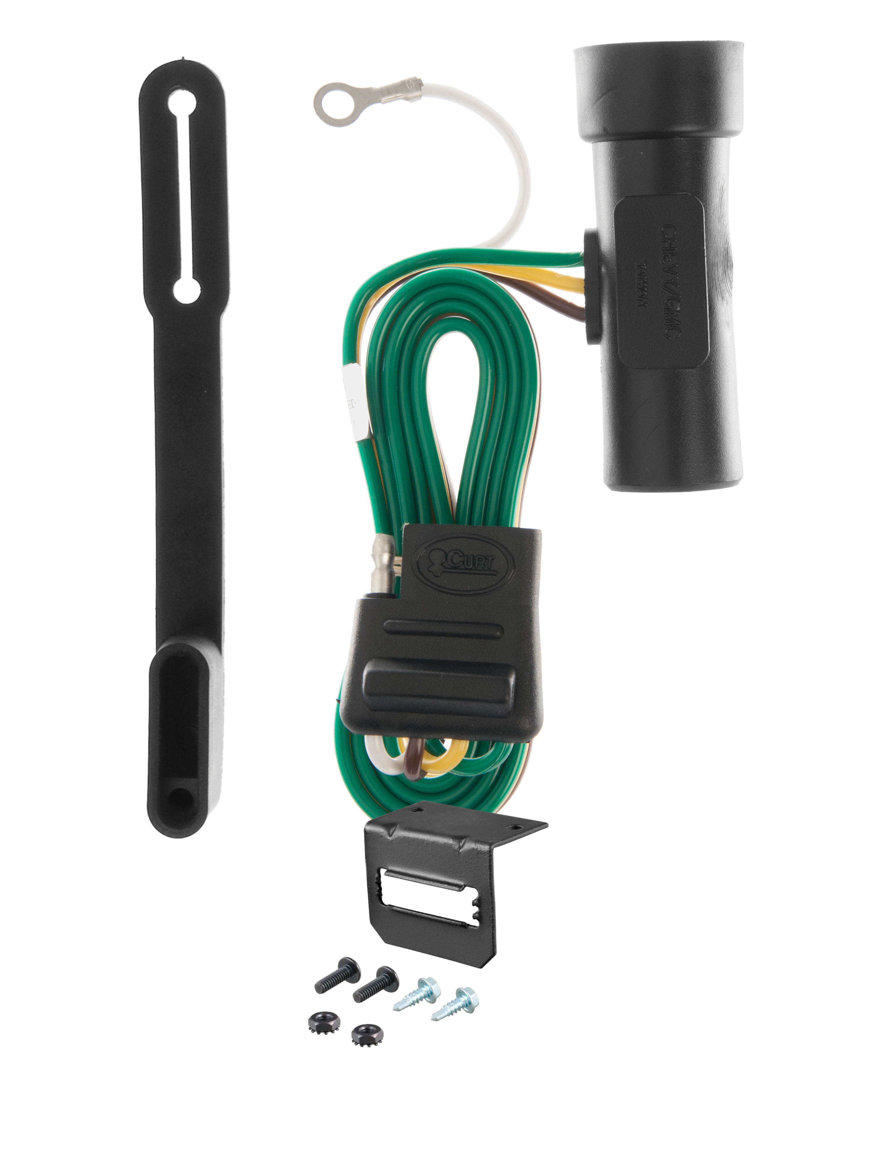 75-78 GMC C35 With 10" step bumper CURT 4-flat Plug and Play Trailer Wiring thumbnail 0