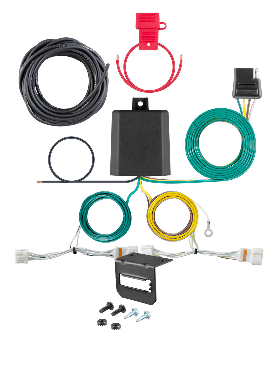 20-23 Hyundai Sonata Excluding Hybrid CURT 4-flat Plug and Play Trailer Wiring thumbnail 0