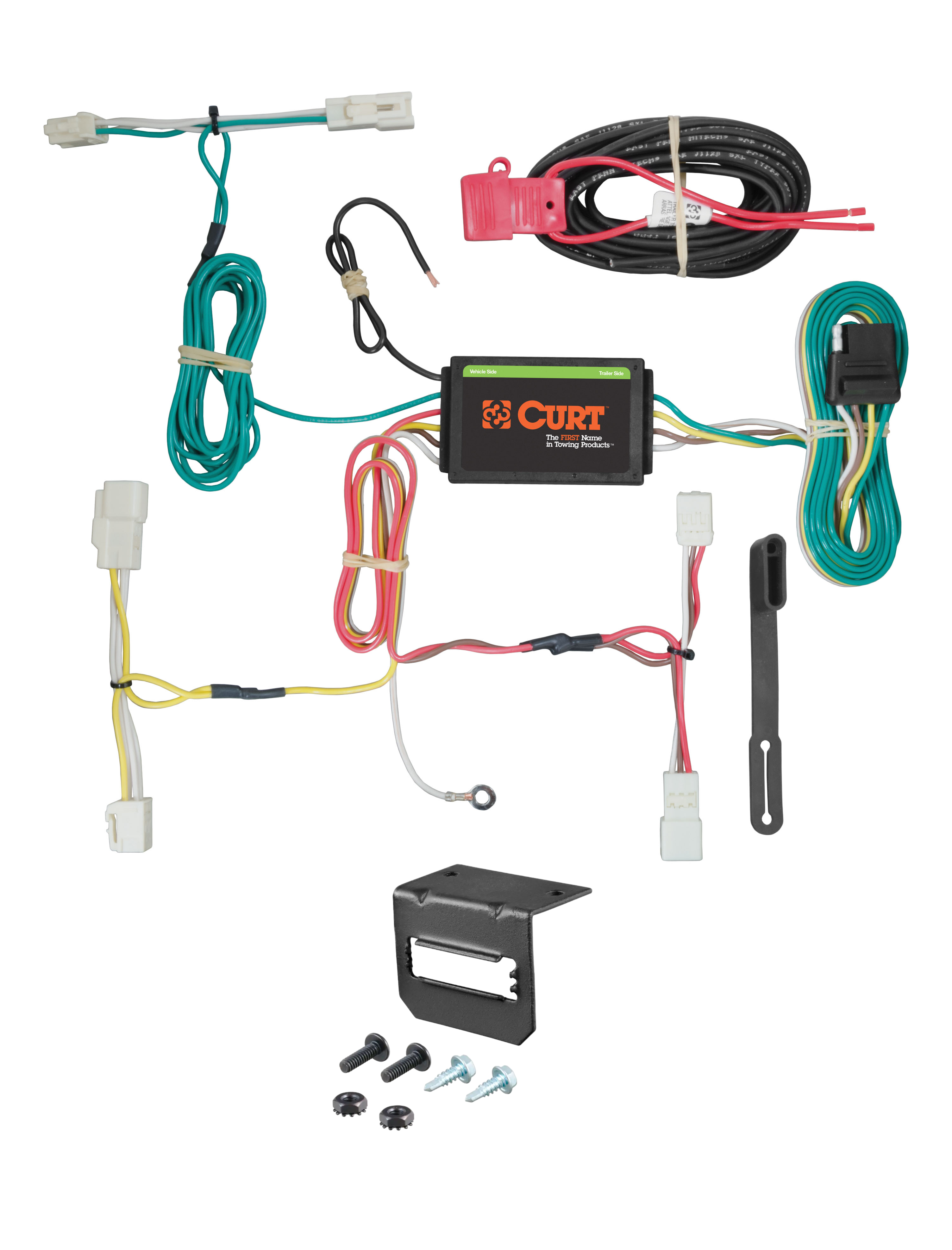15-20 Toyota Sienna CURT 4-flat Plug and Play Trailer Wiring thumbnail 0