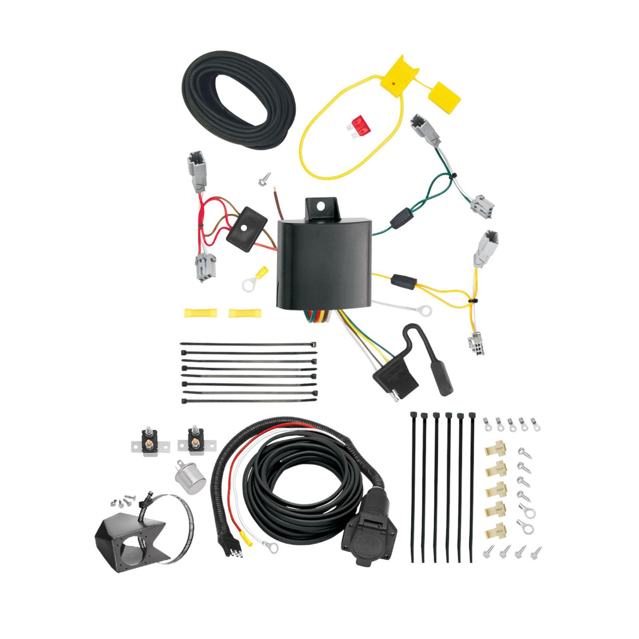 2013-2015 Honda Accord Sedan, Except w/LED Taillights Tekonsha Custom 7-Way + Brake Controller Install Kit thumbnail 0