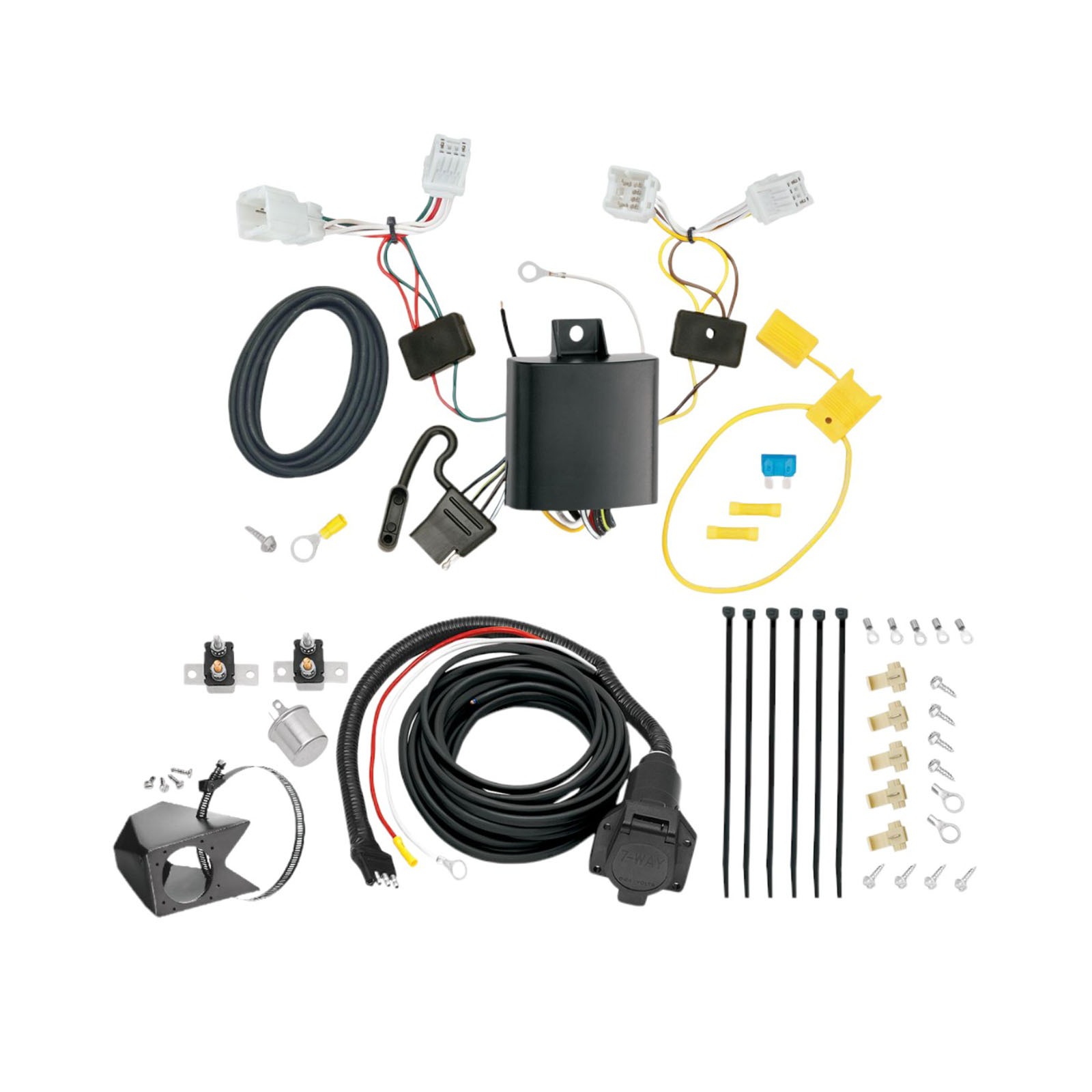 2017-2024 KIA Niro Except Plug-In-Hybrid Tekonsha Custom 7-Way + Brake Controller Install Kit thumbnail 0