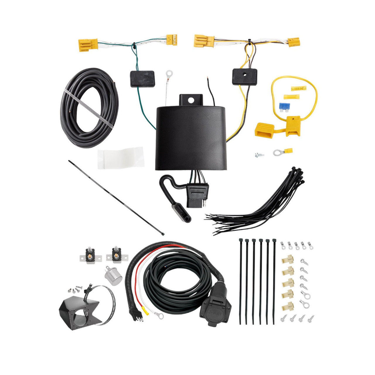 2018-2020 Mercedes-Benz GLC350e SUV, Except PO3 Premium Package Tekonsha Custom 7-Way + Brake Controller Install Kit thumbnail 0