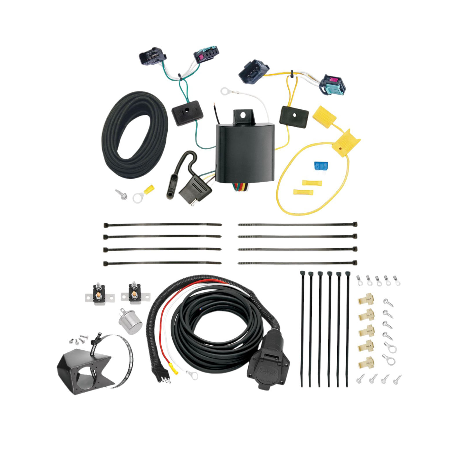 2005-2010 Volkswagen Jetta Sedan Tekonsha Custom 7-Way + Brake Controller Install Kit thumbnail 0