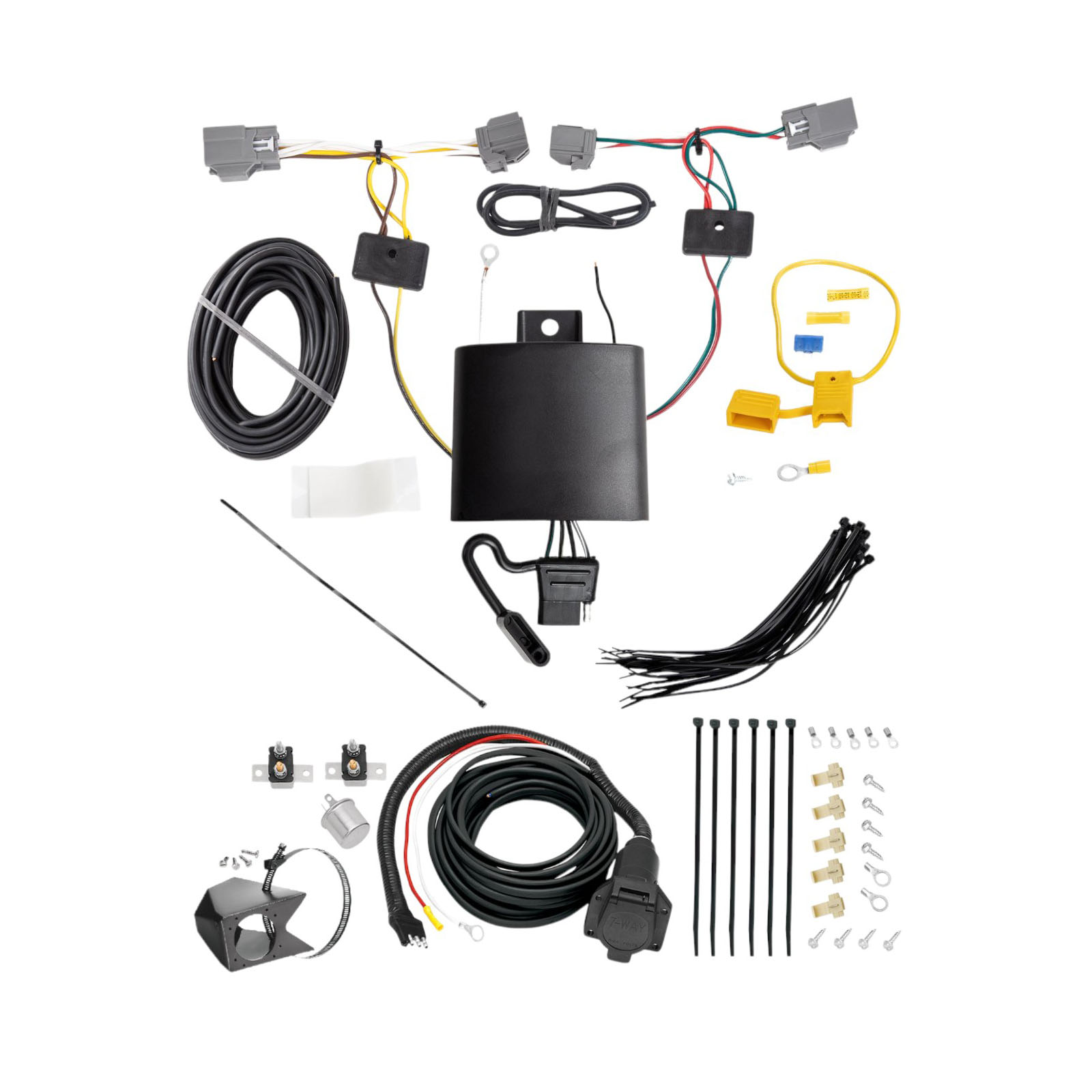 2016-2024 Volvo XC90  Tekonsha Custom 7-Way + Brake Controller Install Kit thumbnail 0
