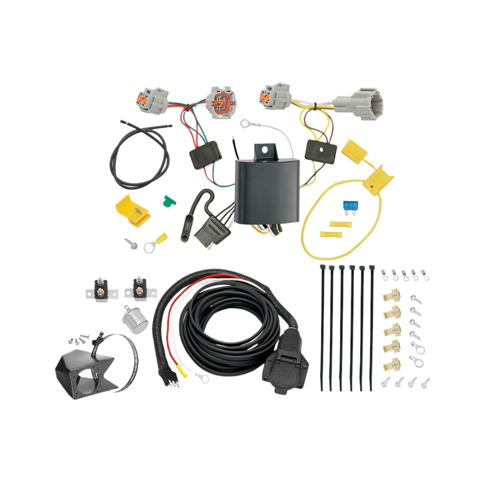 2017-2019 Nissan Rogue Sport  Tekonsha Custom 7-Way + Brake Controller Install Kit thumbnail 0