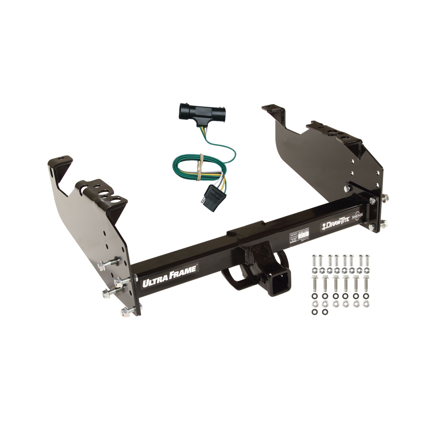 1973-1984 Chevrolet C20 Draw-tite Class 5 Trailer Hitch, 2 Inch Square Receiver Bundle w/ Plug-n-Play T-One Wiring Harness 41947 thumbnail 0