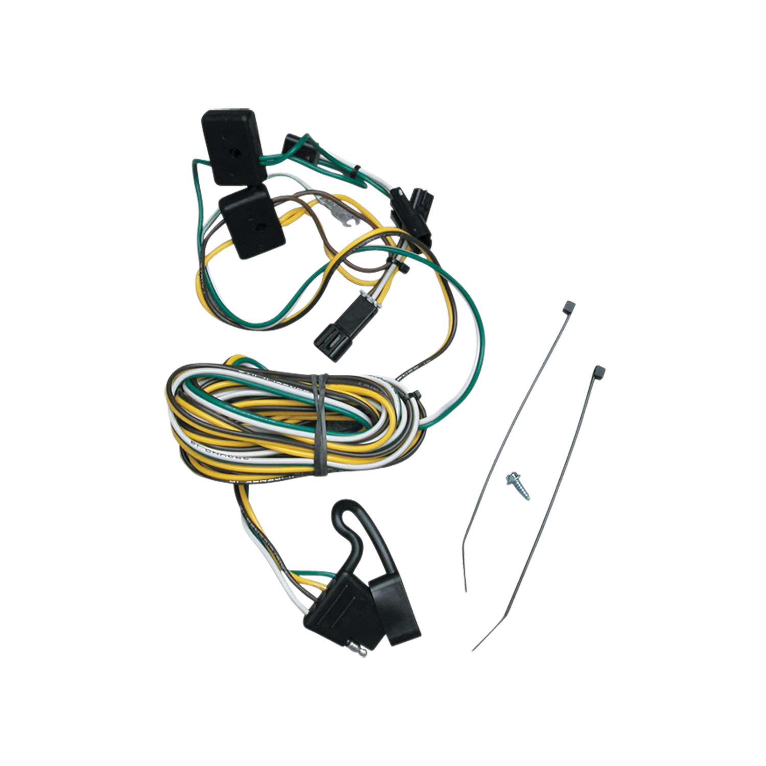 1987-1995 GMC G3500 Draw-tite Class 3 Trailer Hitch, 2 Inch Square Receiver Bundle w/ Plug-n-Play T-One Wiring Harness 75121 thumbnail 1