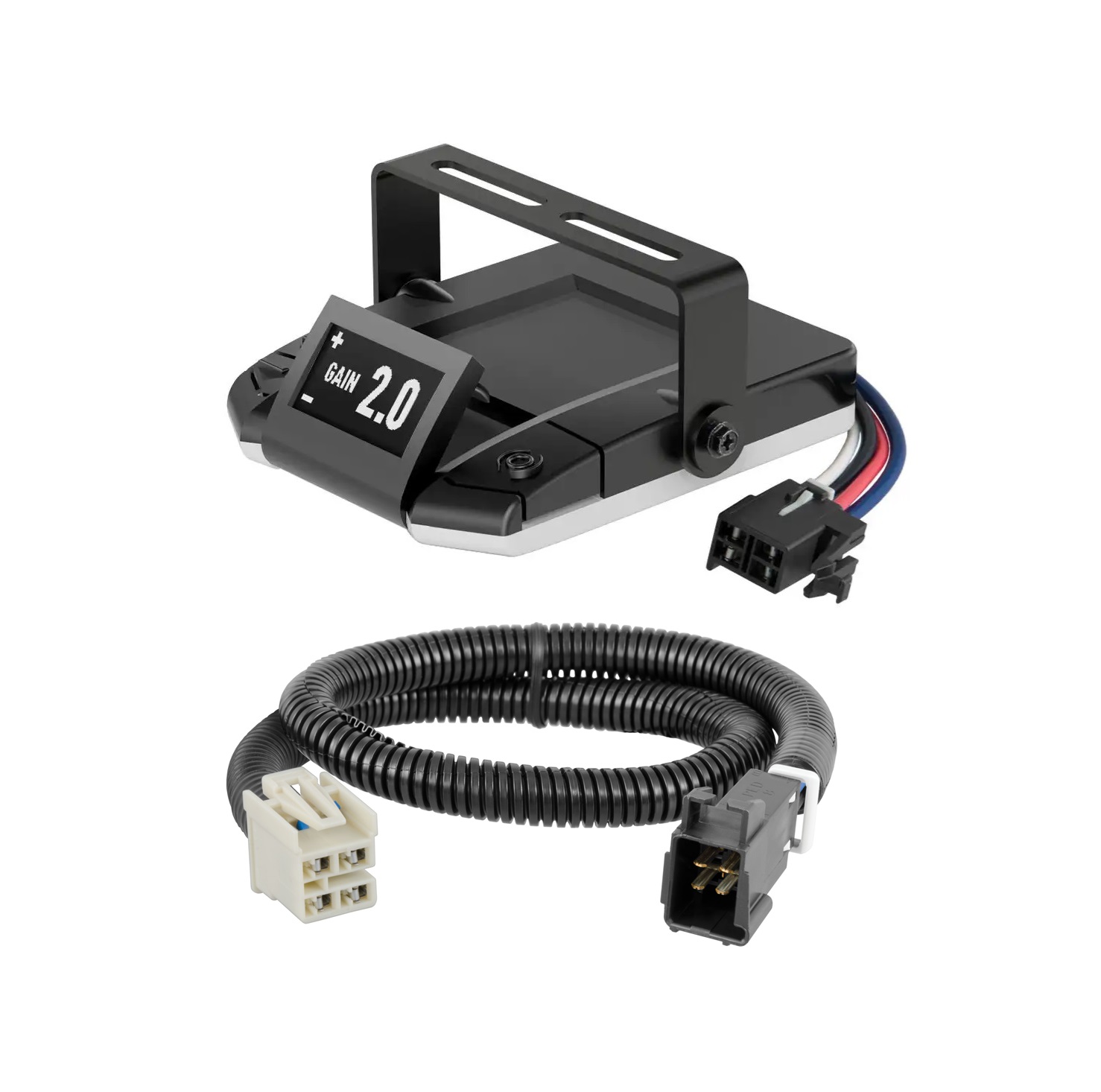 2014-2018 GMC Sierra 1500 All CURT Assure Proportional 1-4 Axel Auto Leveling Motion-Sensing Trailer Brake Controller thumbnail 0