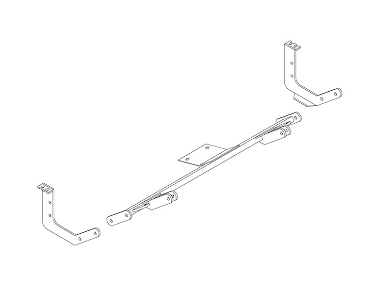 BlueOx Tow Bar Base Plate, Front Mount, RV Flat Towing for Select, ESCORT/TRACER thumbnail 0