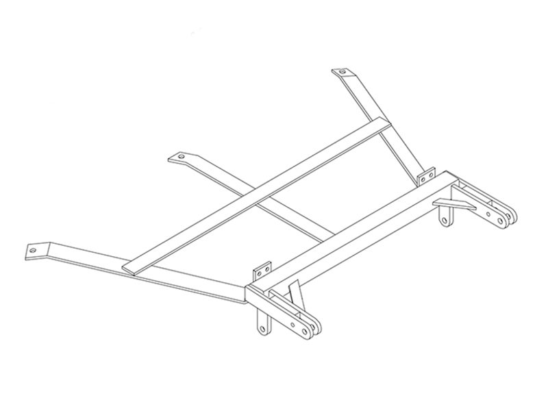 BlueOx Tow Bar Base Plate, Front Mount, RV Flat Towing for Select, OLDS 88 E13 thumbnail 0