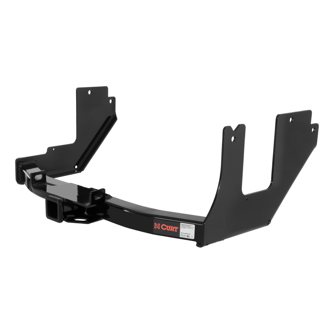 2004 - 2005 Ford F-150 Excluding factory receiver and 2004 Heritage Edition Curt 2", Class 4 Trailer Tow Hitch + 4-flat Wiring Kit 14357 thumbnail 2