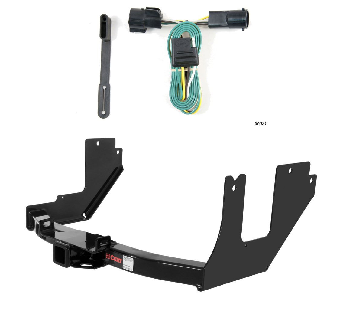 2005 Ford F-150 Excluding factory receiver and 2004 Heritage Edition Curt 2", Class 3 Trailer Tow Hitch + 4-flat Wiring Kit 13357 thumbnail 0