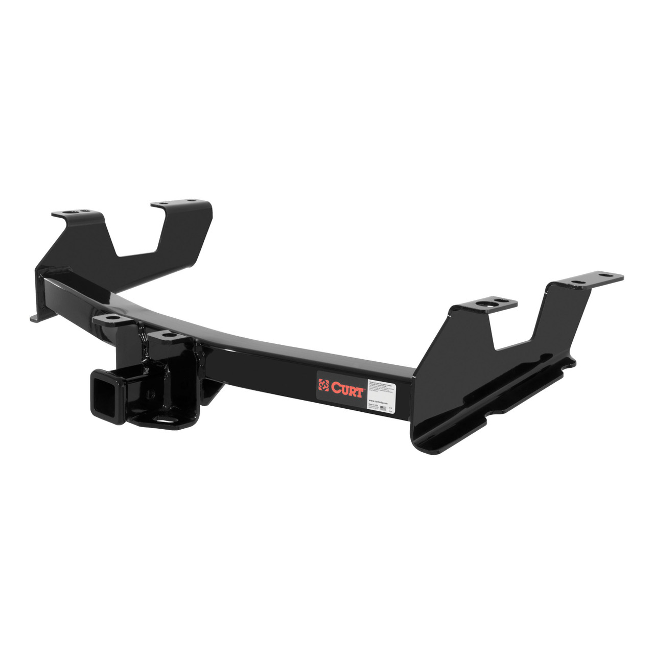 2011 - 2014 GMC Sierra 2500 HD 6' bed, excluding factory receiver, Tommy Gate lift or cab & chassis Curt 2", Class 3 Trailer Tow Hitch + 4-flat Wiring Kit 13062 thumbnail 2