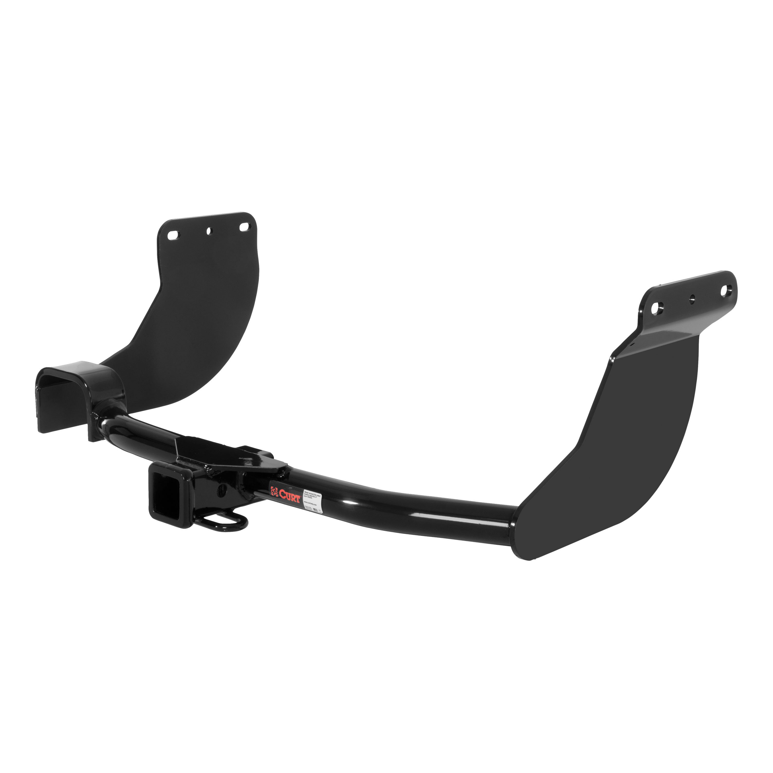 2010 - 2013 Ford Transit Connect Excluding electric models Curt 2", Class 3 Trailer Tow Hitch + 4-flat Wiring Kit 13076 thumbnail 2