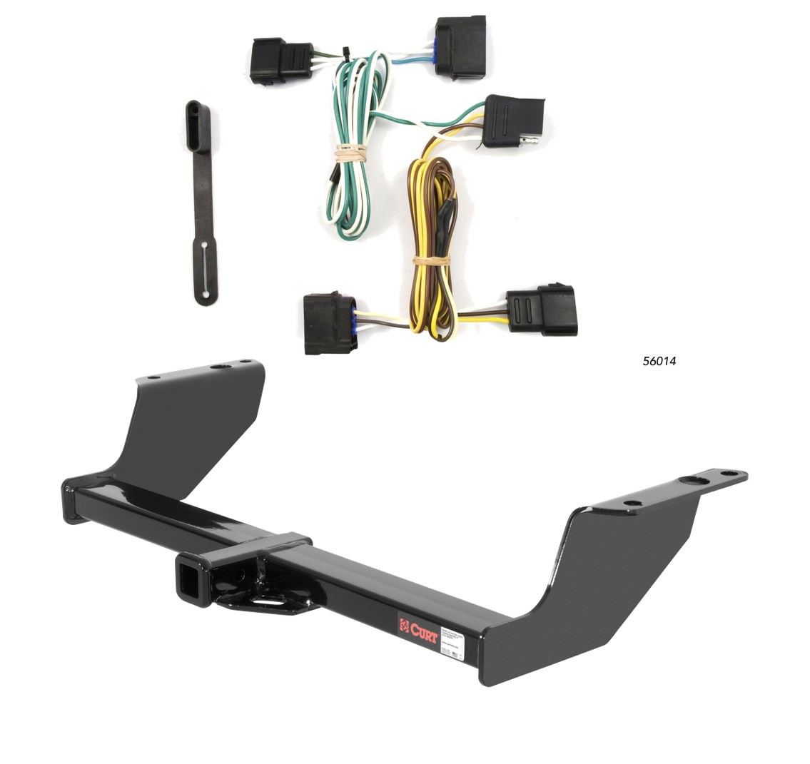 2004 - 2011 Ford Ranger 2000 - 2005 models are no drill Curt 1-1/4", Class 2 Trailer Tow Hitch + 4-flat Wiring Kit 12012 thumbnail 0