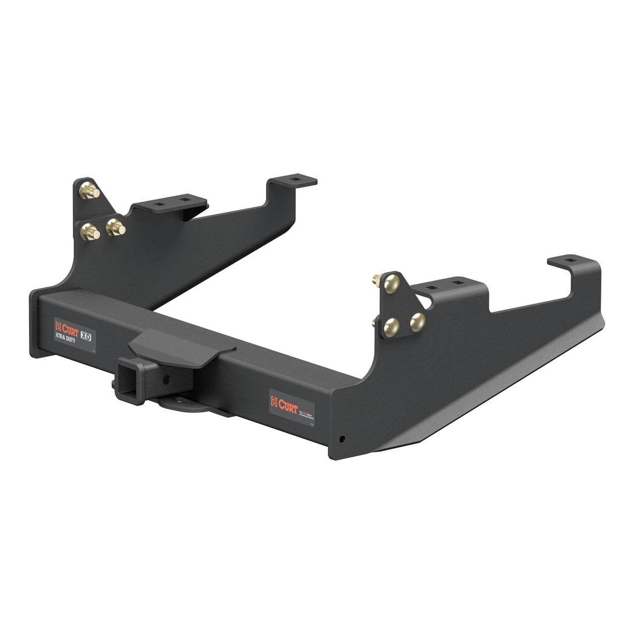 2020 - 2026 Ford F-350 Super Duty Cab & chassis with 34" frame width (O.D.) Curt 2", Class 5 Trailer Tow Hitch + 4-flat Wiring Kit 15402 thumbnail 2