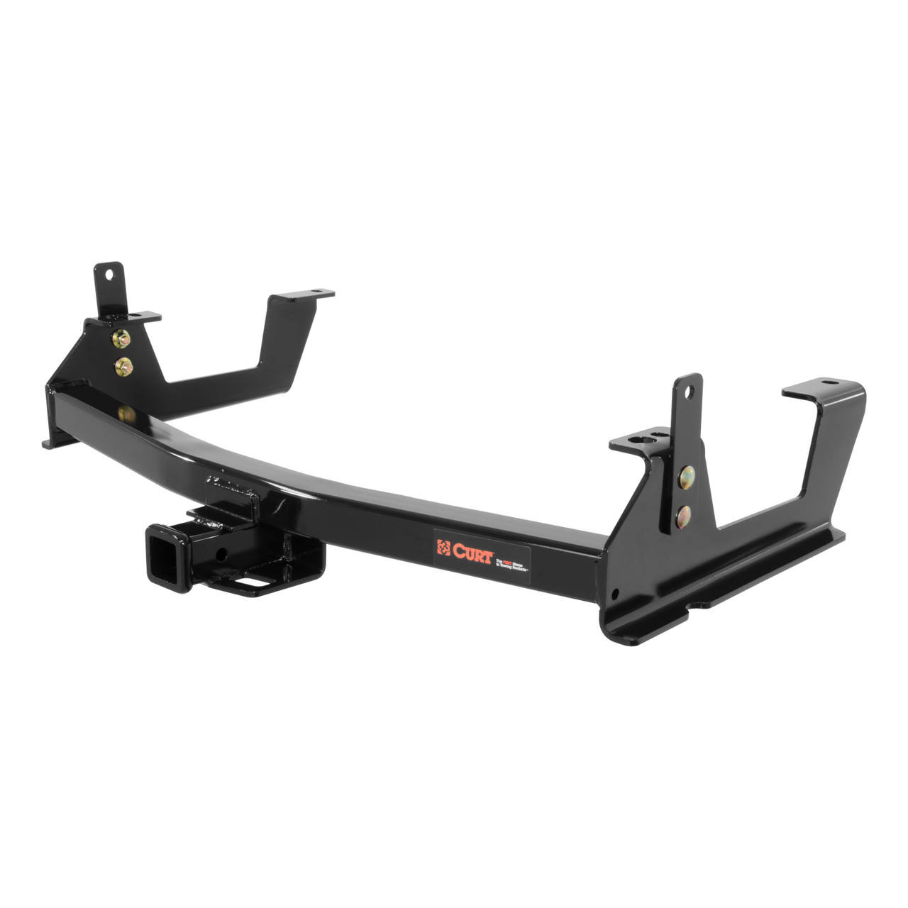 2015 - 2019 GMC Sierra 3500 HD 8' bed, excluding factory receiver, Tommy Gate lift or cab & chassis Curt 2", Class 4 Trailer Tow Hitch + 4-flat Wiring Kit 14010 thumbnail 2