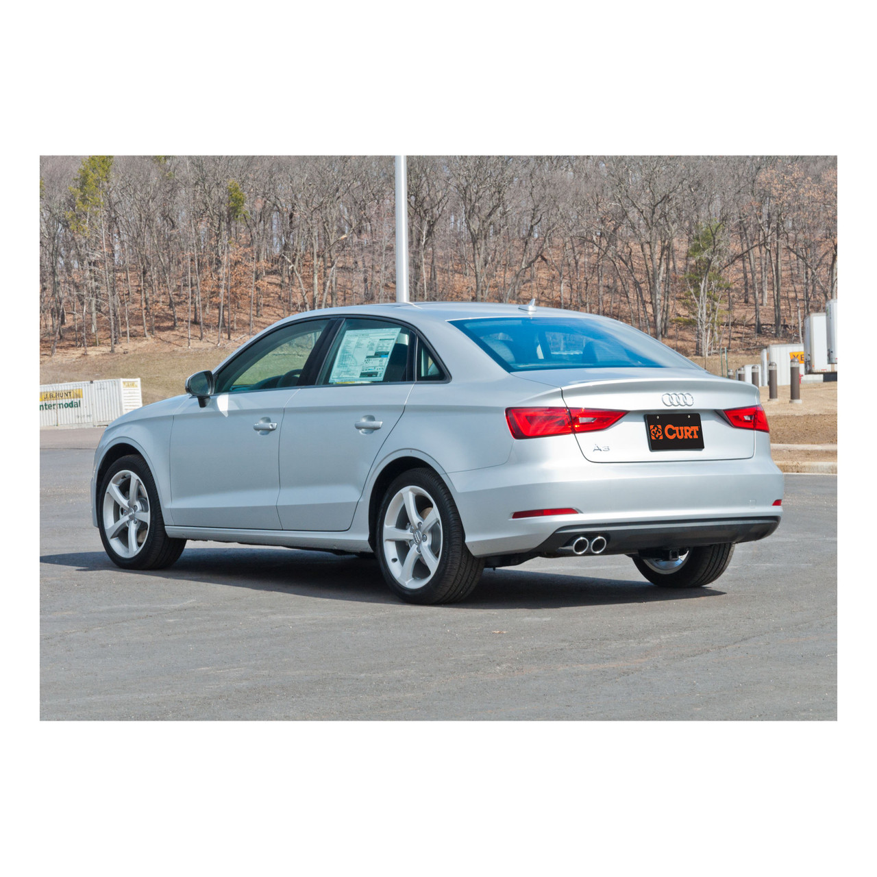 2015 - 2020 Audi A3 Sedan Curt 1-1/4", Class 1 Trailer Tow Hitch + 4-flat Wiring Kit 11399 thumbnail 4
