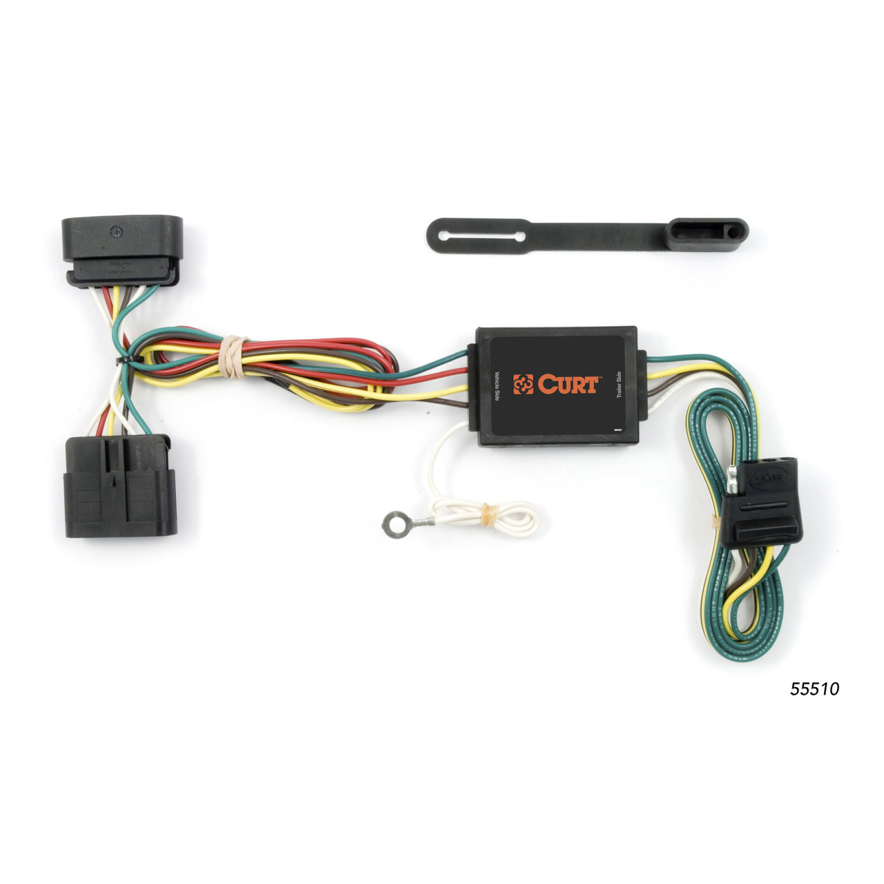 2006 Isuzu I-280 Curt 2", Class 3 Trailer Tow Hitch + 4-flat Wiring Kit 13252 thumbnail 1