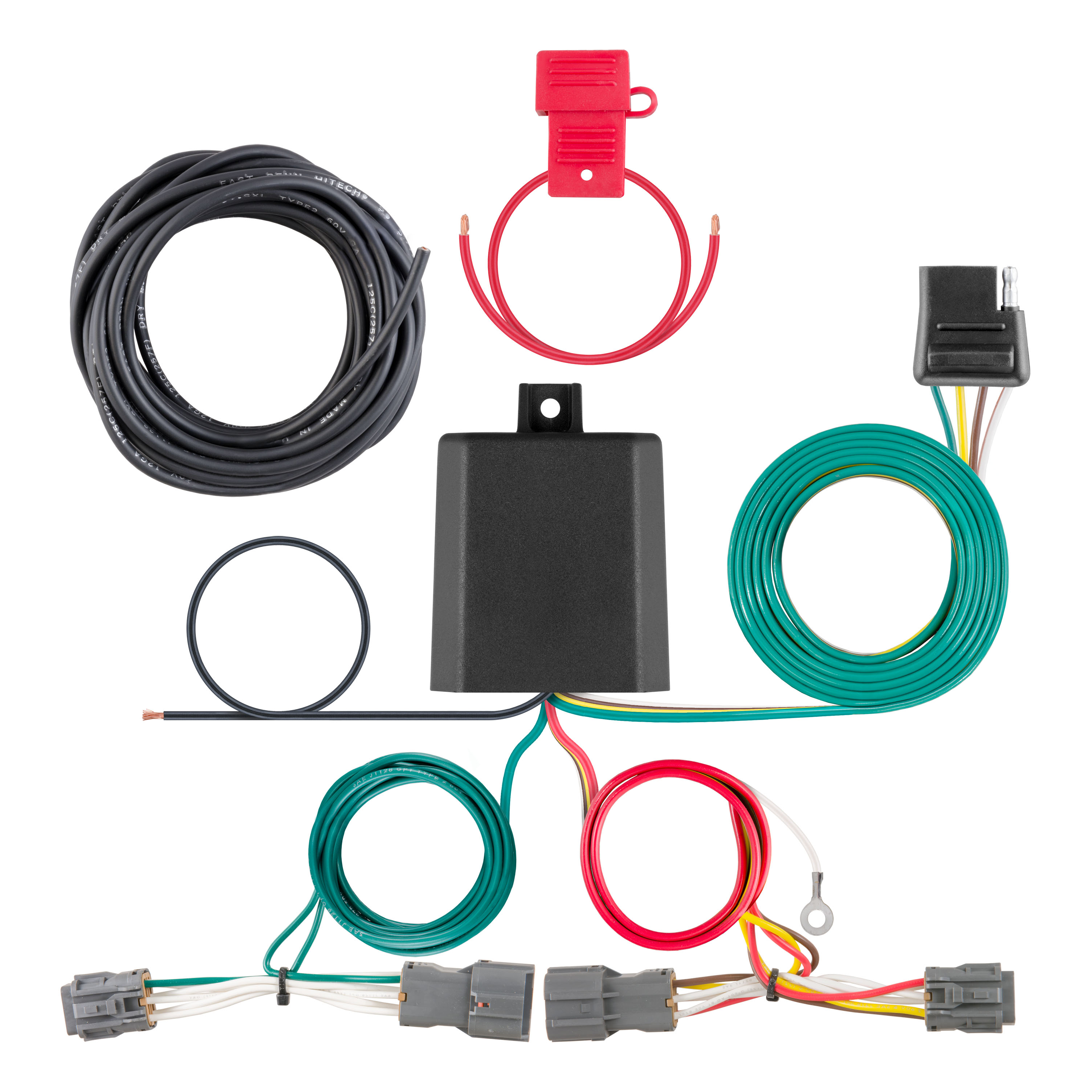 10 - 15 Hyundai Tucson Curt 2", Class 3 Trailer Tow Hitch + 4-flat Wiring Kit 13120 thumbnail 1