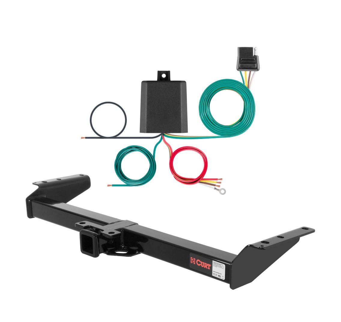 2002 Cadillac Escalade Curt 2", Class 3 Trailer Tow Hitch + 4-flat Wiring Kit 13402 thumbnail 0