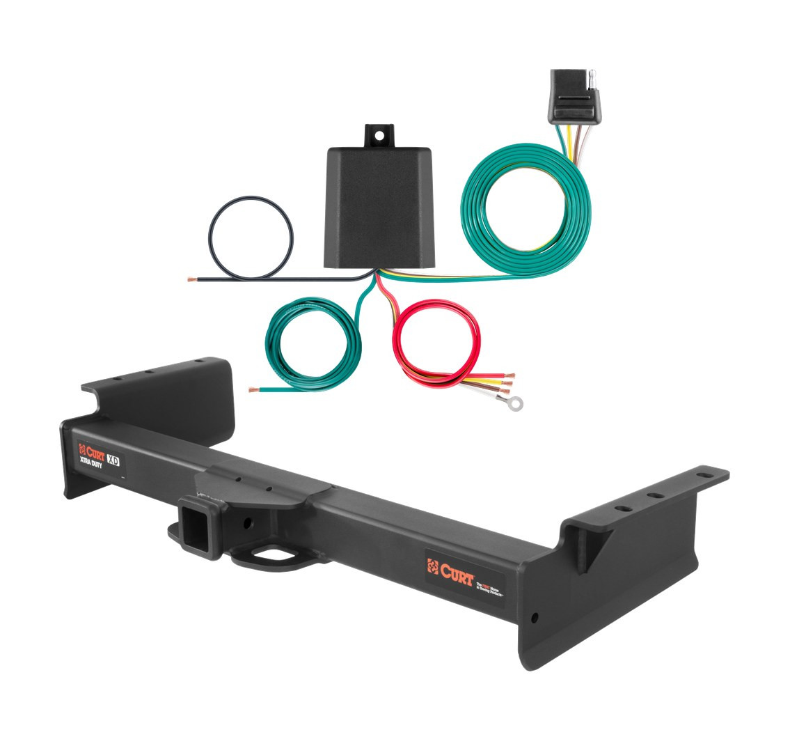 2003 - 2006 Cadillac Escalade Curt 2", Class 5 Trailer Tow Hitch + 4-flat Wiring Kit 15324 thumbnail 0