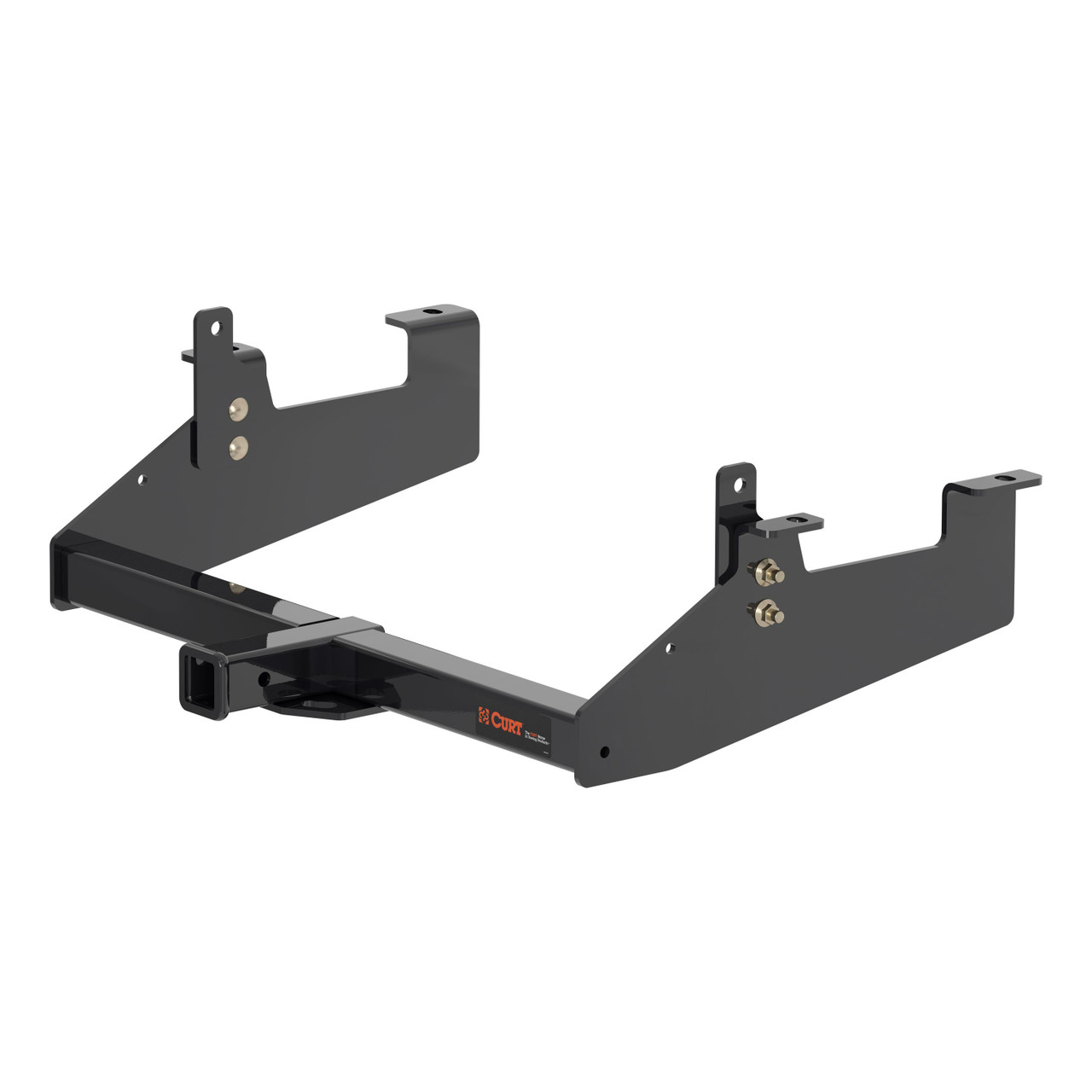 2020 - 2026 Chevrolet Silverado 3500 HD 8' bed, excluding factory receiver, Tommy Gate lift or cab & chassis Curt 2", Class 3 Trailer Tow Hitch + 4-flat Wiring Kit 13447 thumbnail 2