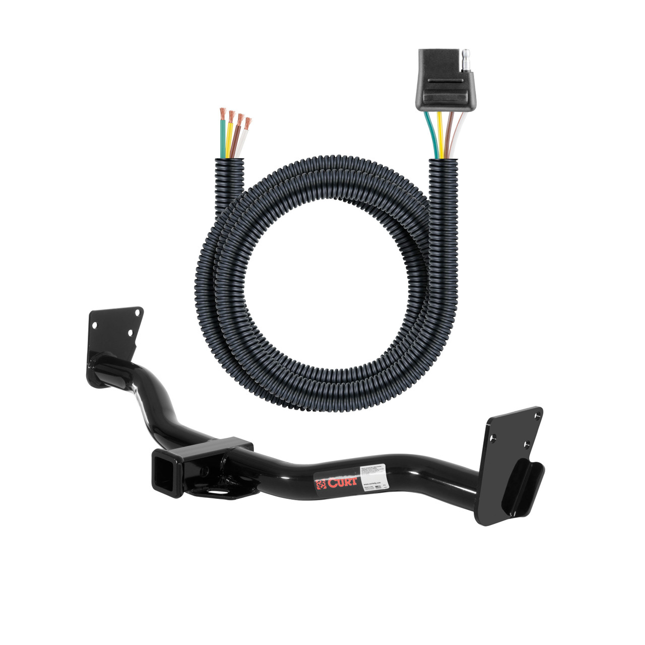1995 - 2004 Chevrolet Blazer Down size Curt 2", Class 3 Trailer Tow Hitch + 4-flat Wiring Kit 13300 thumbnail 0