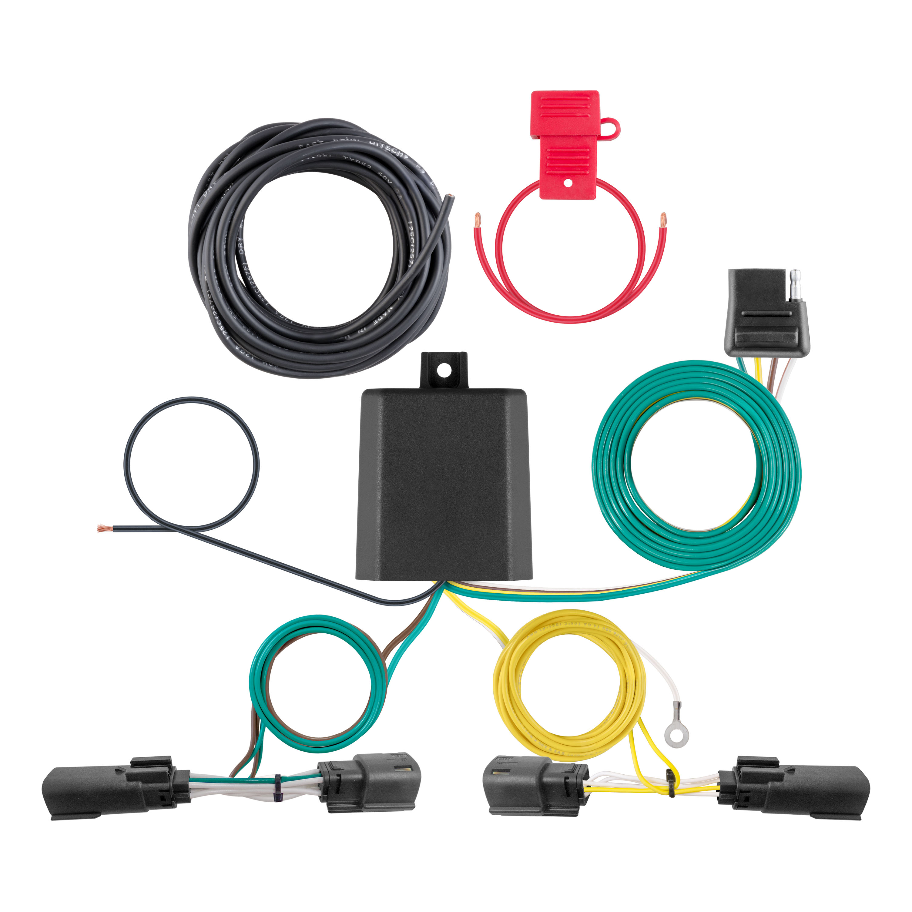 21 - 24 Jeep Grand Cherokee L Curt 2", Class 3 Trailer Tow Hitch + 4-flat Wiring Kit 13525 thumbnail 1