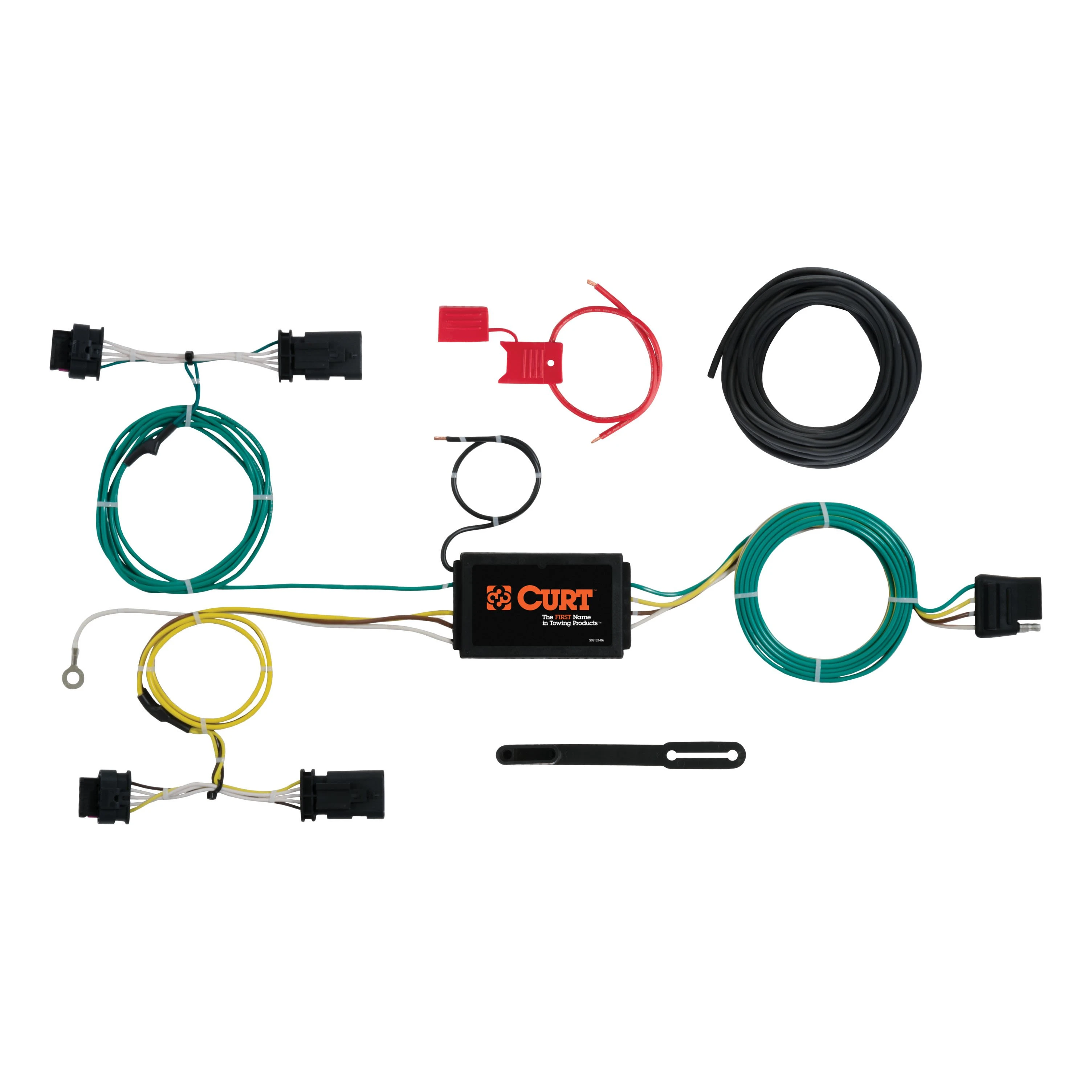 2015 - 2023 Jeep Renegade Curt 2", Class 3 Trailer Tow Hitch + 4-flat Wiring Kit 13269 thumbnail 1