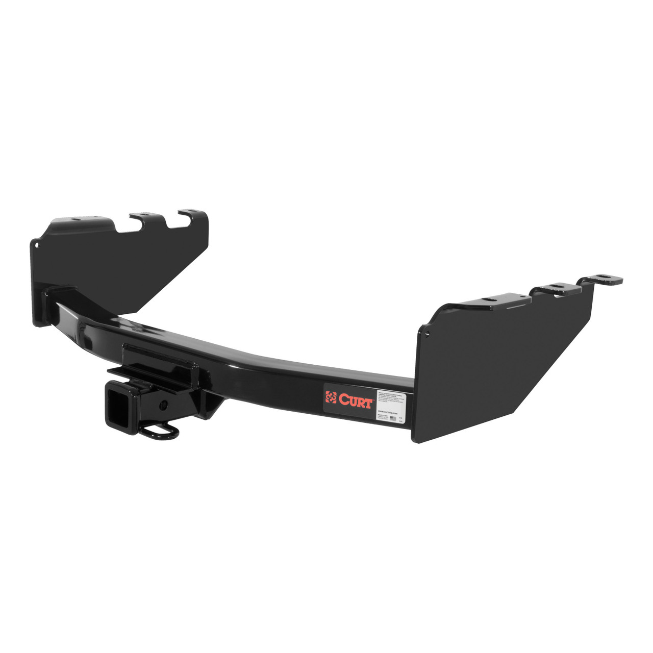2019 Chevrolet Silverado 1500 LD Curt 2", Class 4 Trailer Tow Hitch + 4-flat Wiring Kit 14301 thumbnail 2