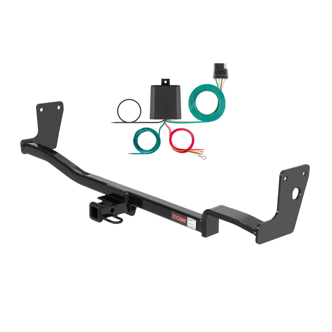 01 - 06 Kia Optima Curt 1-1/4", Class 1 Trailer Tow Hitch + 4-flat Wiring Kit 11216 thumbnail 0