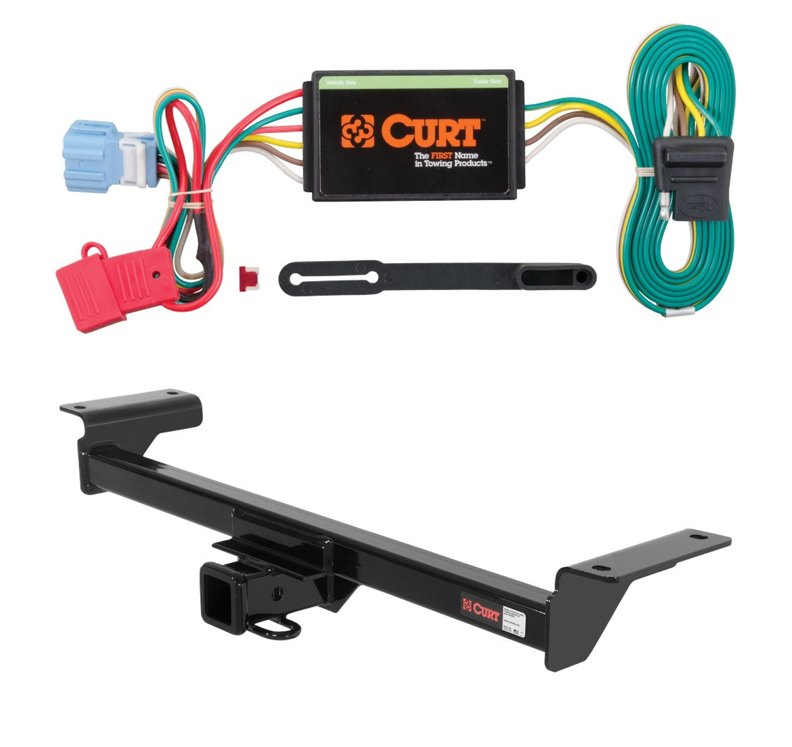 2007 - 2009 Acura RDX Curt 2", Class 3 Trailer Tow Hitch + 4-flat Wiring Kit 13536 thumbnail 0
