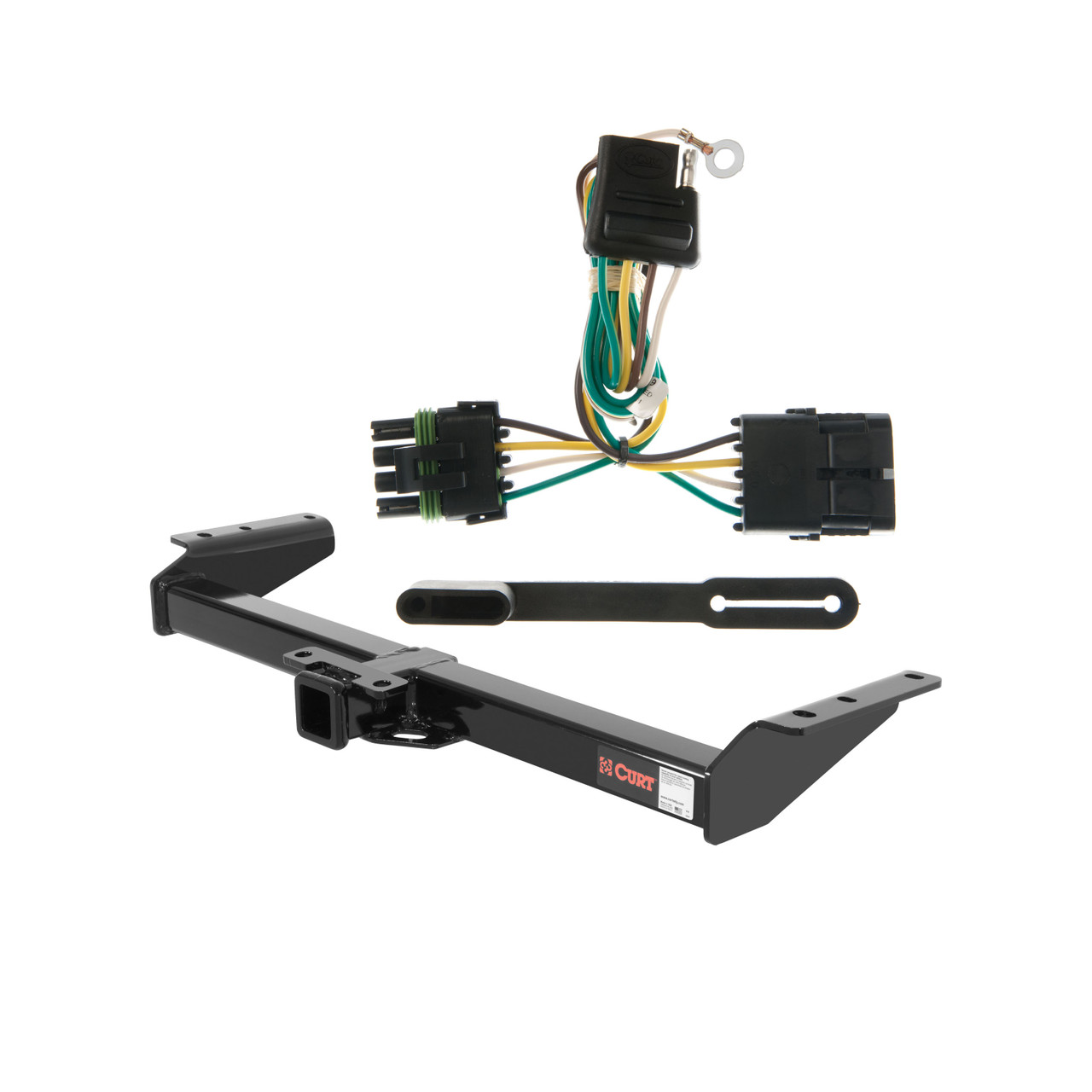00 Chevrolet Tahoe New body style, 4.8L or 5.3L Curt 2", Class 4 Trailer Tow Hitch + 4-flat Wiring Kit 14080 thumbnail 0