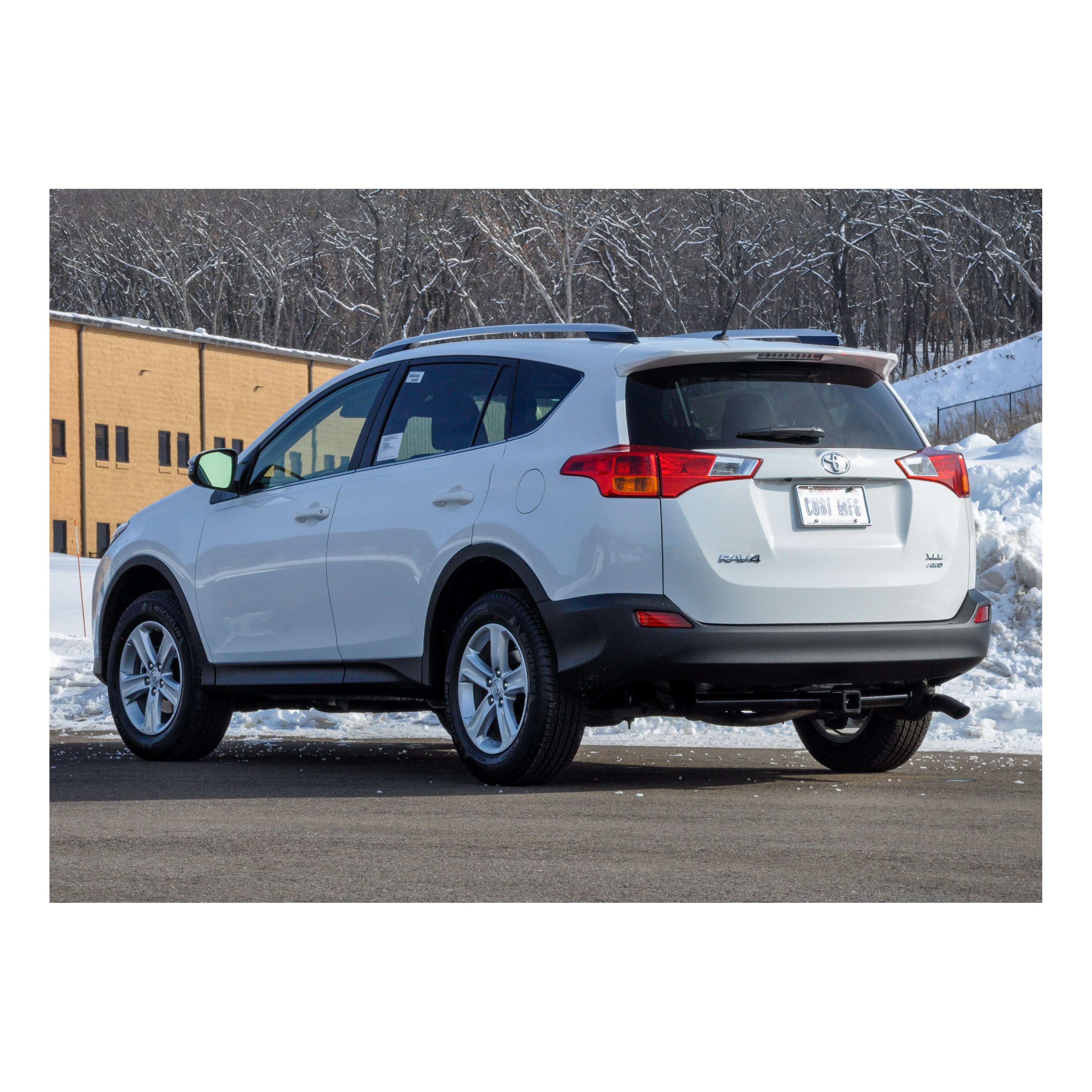 2013 - 2018 Toyota RAV4 Curt 2", Class 3 Trailer Tow Hitch + 4-flat Wiring Kit 13149 thumbnail 4