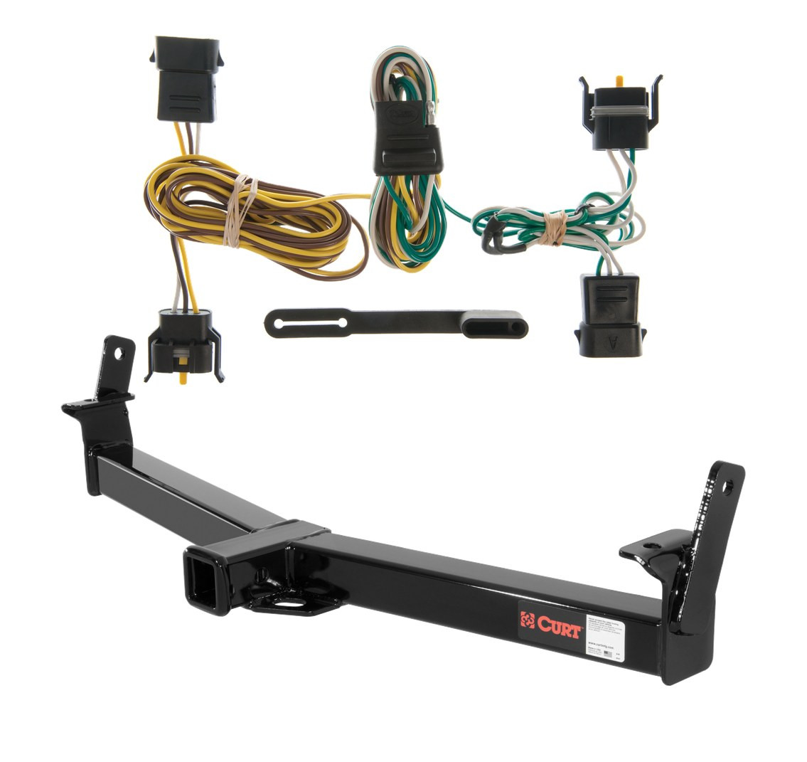 2001 - 2003 Ford Explorer Sport Curt 2", Class 3 Trailer Tow Hitch + 4-flat Wiring Kit 13033 thumbnail 0
