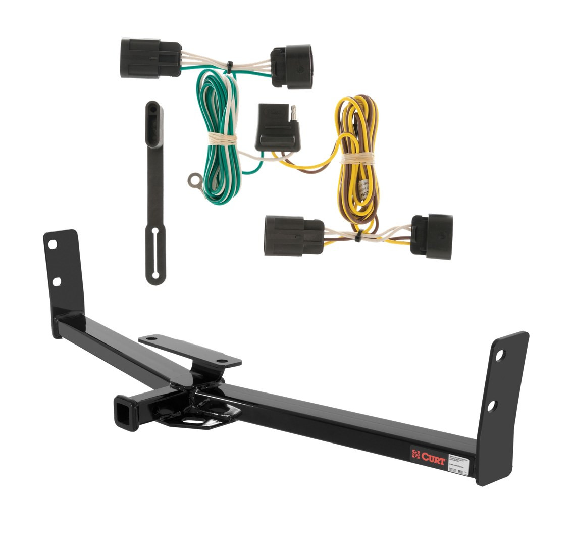 2010 - 2017 Chevrolet Equinox Curt 1-1/4", Class 2 Trailer Tow Hitch + 4-flat Wiring Kit 12291 thumbnail 0