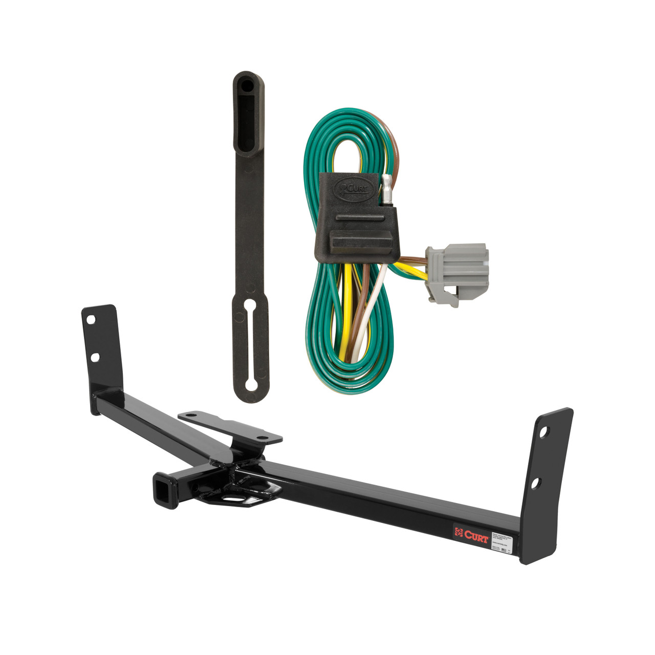 2010 - 2017 Chevrolet Equinox Curt 1-1/4", Class 2 Trailer Tow Hitch + 4-flat Wiring Kit 12291-1 thumbnail 0