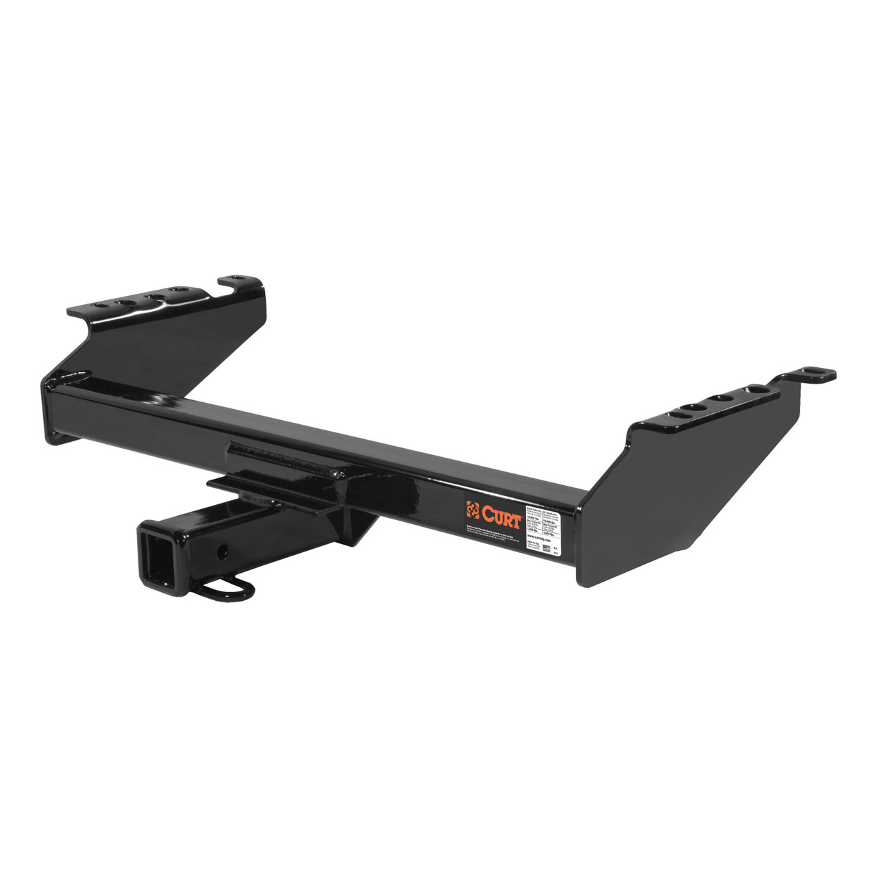 2000 - 2002 Dodge Ram 2500 Excluding roll pan bumper Curt 2", Class 4 Trailer Tow Hitch + 4-flat Wiring Kit 14001 thumbnail 2