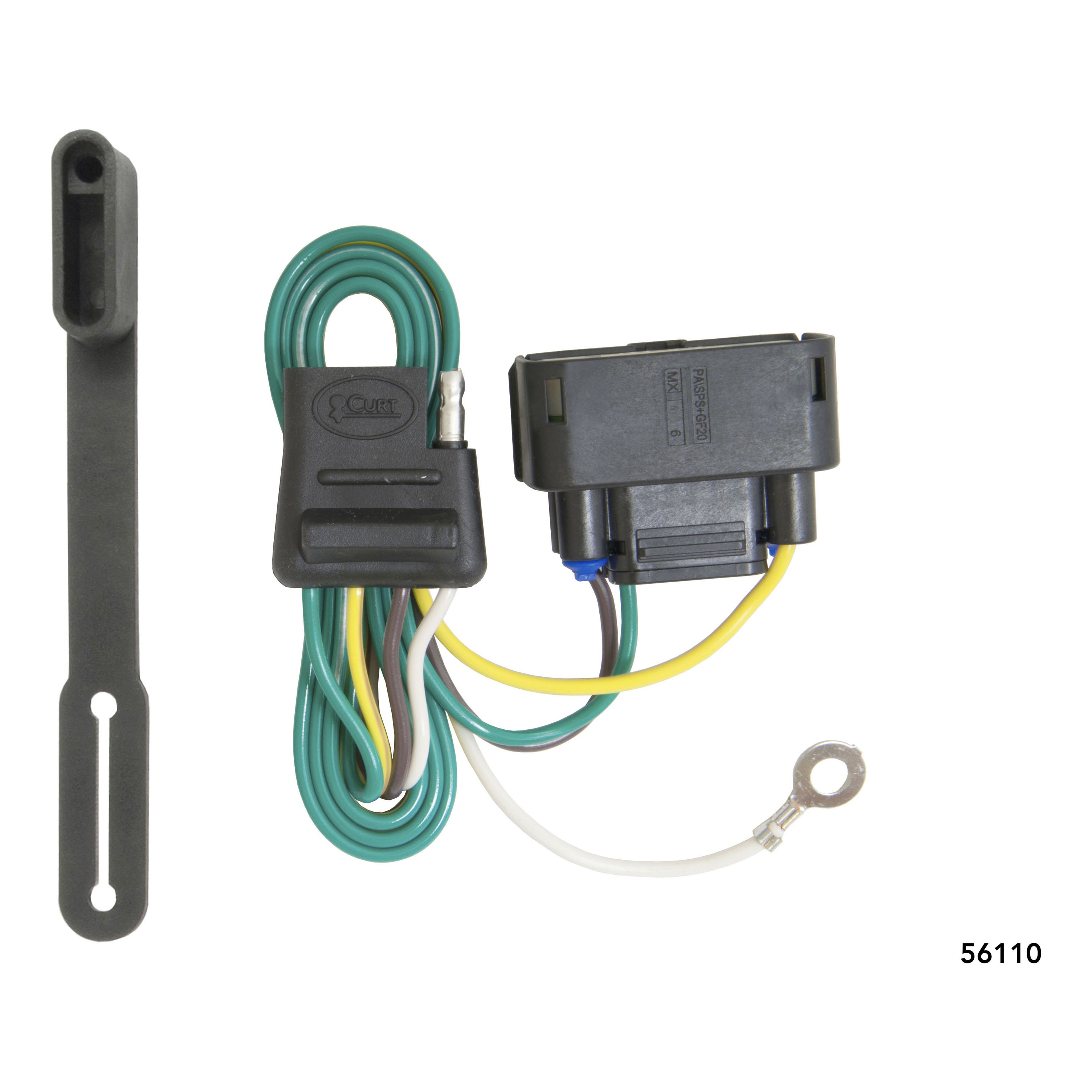 2021 - 2023 Ford F-150 Excluding factory receiver or Police Responder Curt 2", Class 3 Trailer Tow Hitch + 4-flat Wiring Kit 13475 thumbnail 1