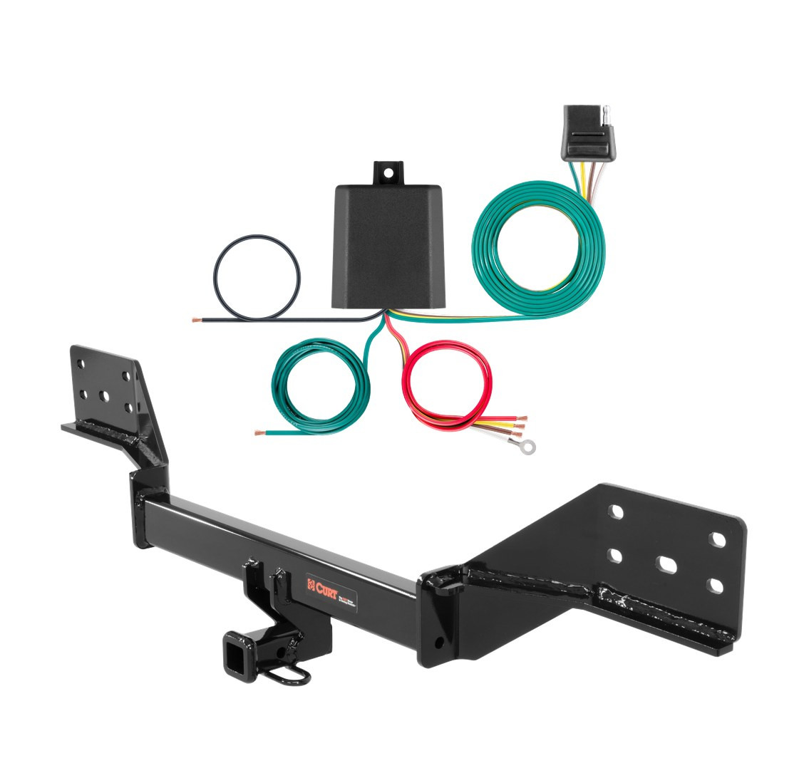 2013 - 2020 Lexus GS350 Curt 1-1/4", Class 1 Trailer Tow Hitch + 4-flat Wiring Kit 11366 thumbnail 0
