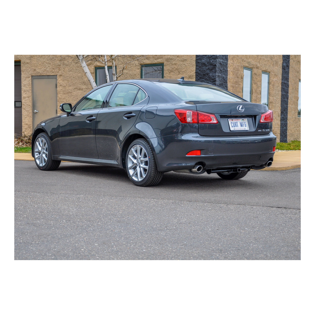 2006 - 2008 Lexus IS350 Sedan Curt 1-1/4", Class 1 Trailer Tow Hitch + 4-flat Wiring Kit 11372 thumbnail 4