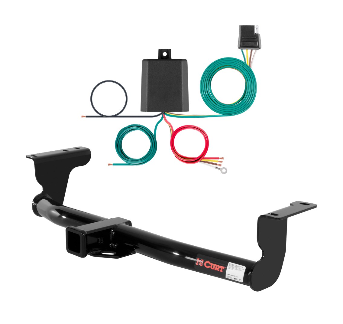 2011 - 2014 Nissan Murano Crosscabriolet Curt 2", Class 3 Trailer Tow Hitch + 4-flat Wiring Kit 13577 thumbnail 0